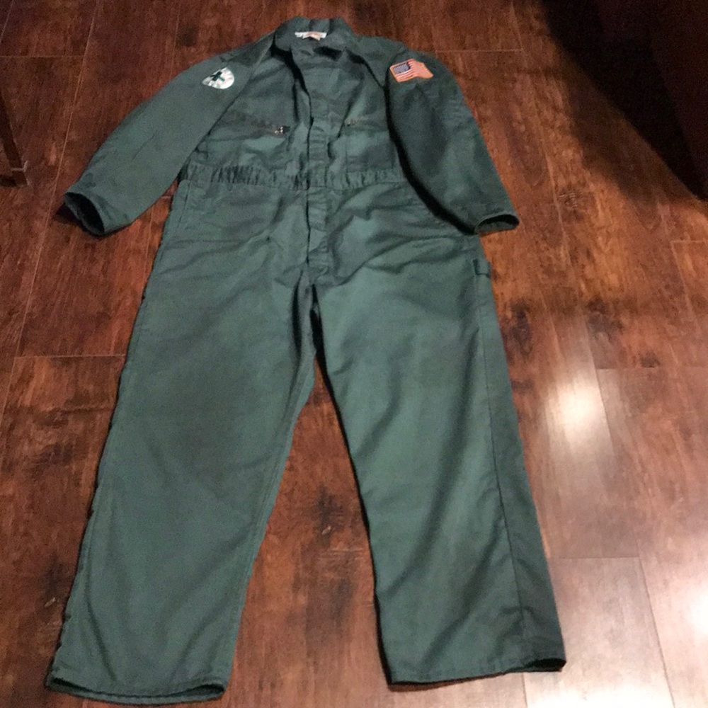 Dickies Mens Olive Green Coveralls 46 Medium